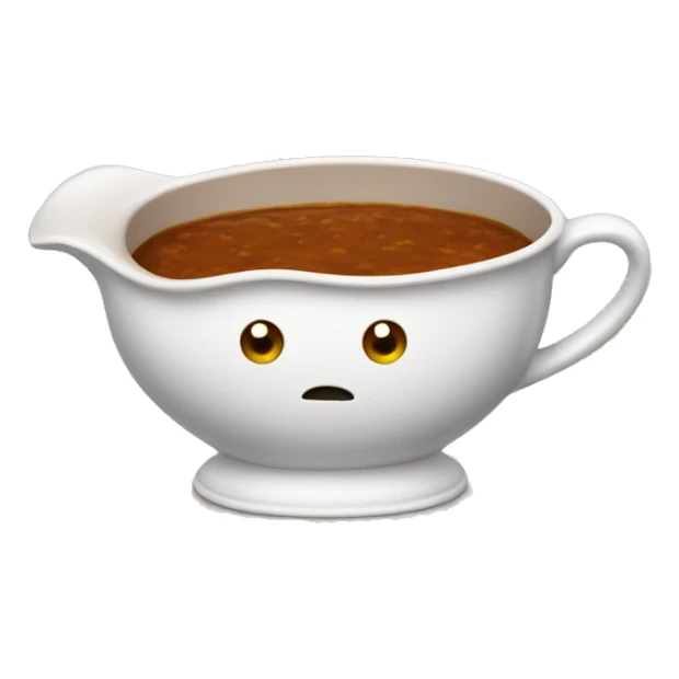 gravy in a gravy boat sticker