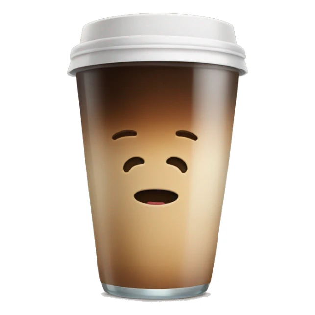 Glass of coffee sticker