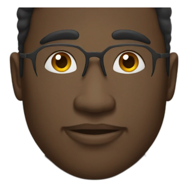 big black guy’s symbol sticker