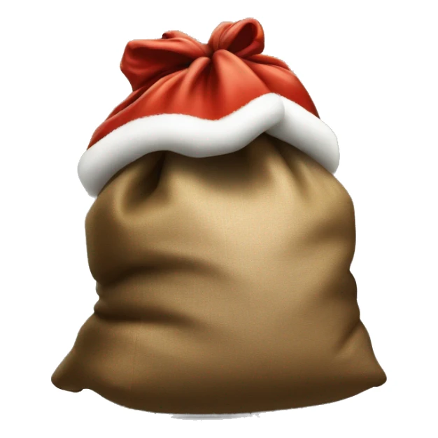 santa's sack full of presents sticker