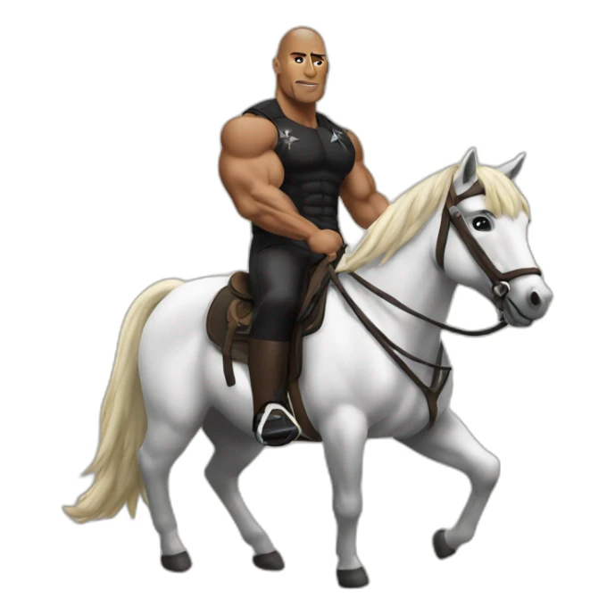 the rock on a horse sticker