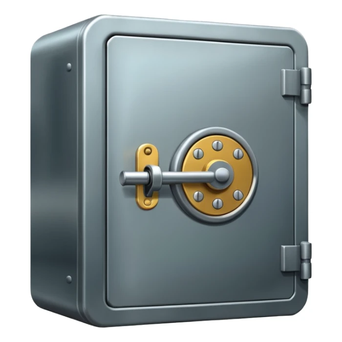 Locked bank vault sticker