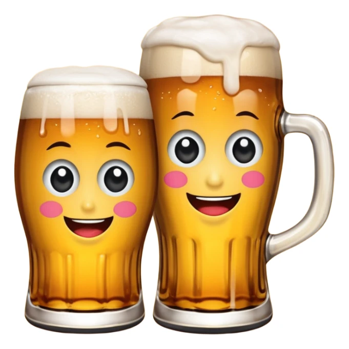 cervezas con ojos y bocas bebiendo alcohol con amigas cervezas sticker