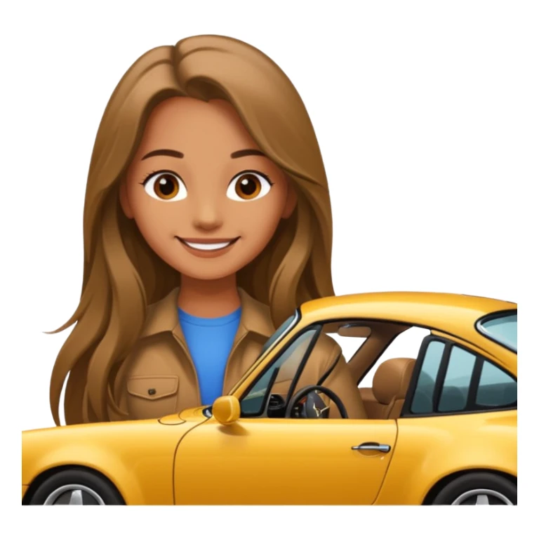 Porsche girl sticker