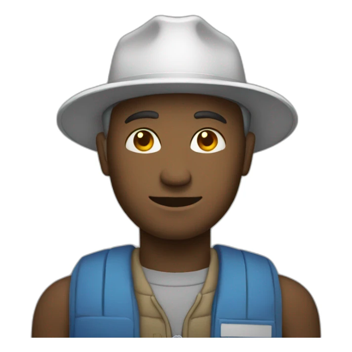 un homme soulevant des haltères sticker