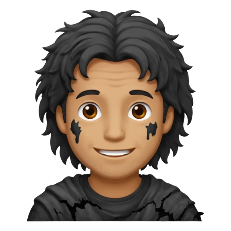 Olentzero es representado como un hombre grueso, desharrapado, manchado de carbón, de buen comer. Su singular característica es que vive aislado de la sociedad dedicado a hacer carbón vegetal en el bosque, gustándole comer y beber bien, y cada invierno baja de las montañas a los pueblos.[1]​ sticker