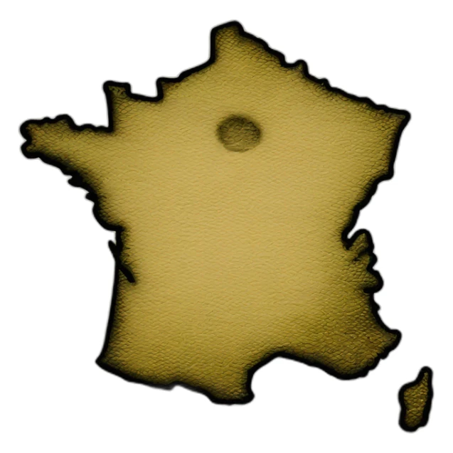 Carte de la France sticker