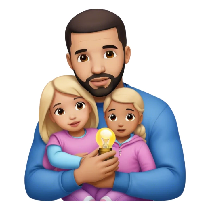 Drake holding little girl hostage  sticker