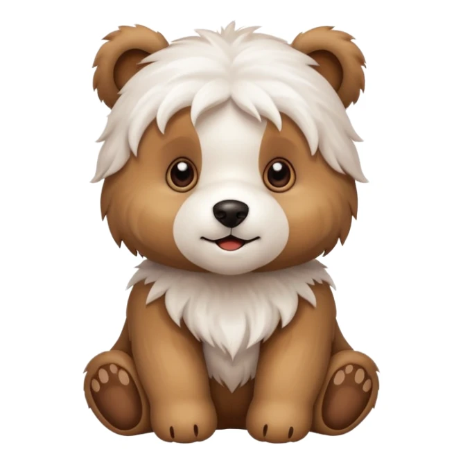 Can you do a mix of a Maltese and bear cub sticker