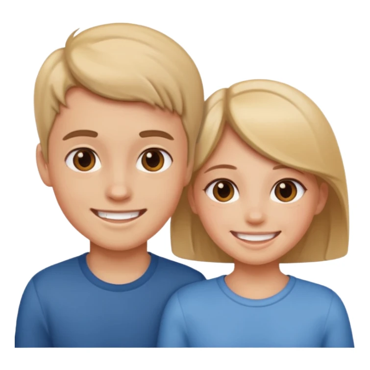 Girl besti and boy bestie  sticker