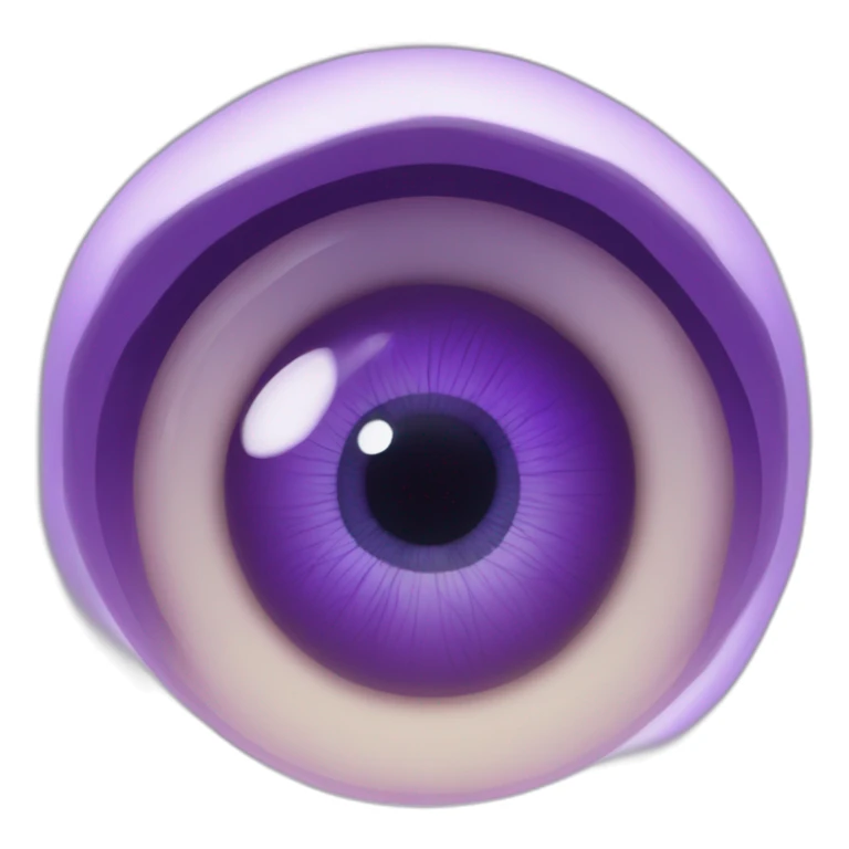 majestic godly violet iris eyeball serious intense symmetrical knowledgable sticker