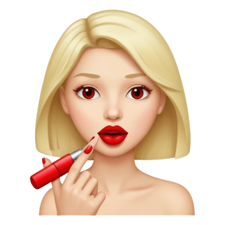 Unos labios mordiendo un dedo sticker