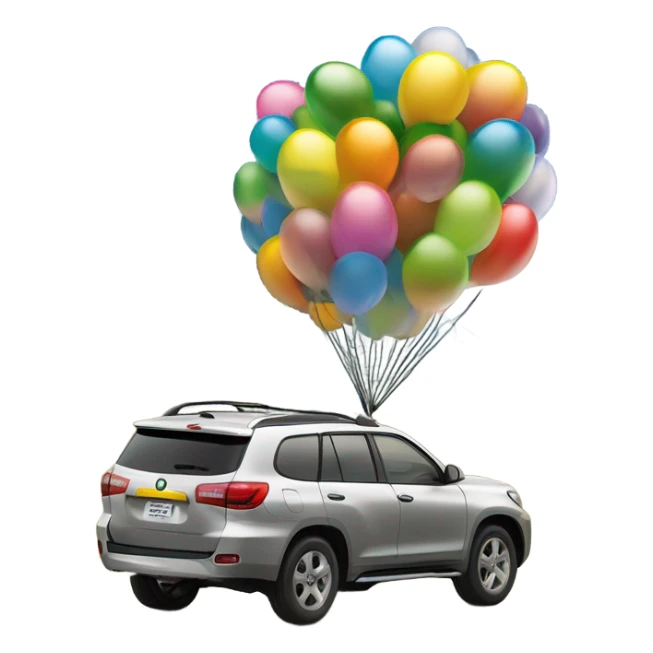 A SUV aventureira explora montanhas e florestas com um globo terrestre ao fundo e um carro em movimento na frente. sticker