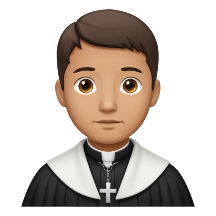 The priest who presides over the wedding sticker