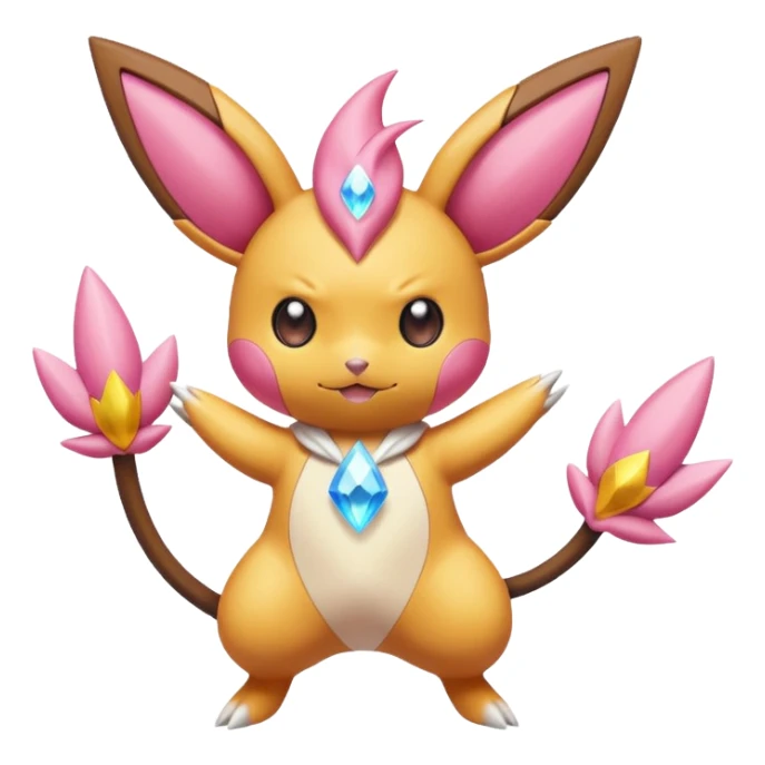 Raichu-Victini-Diancie-fusion sticker