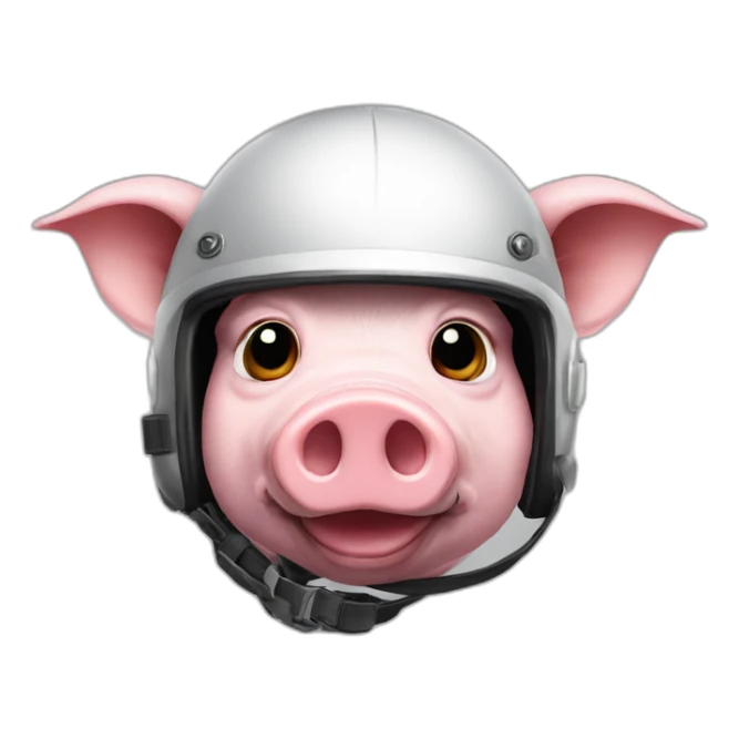 pig in the helmet with letter z on it sticker