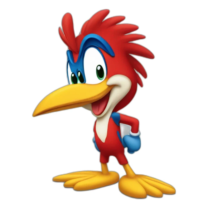 woody the woodpecker sticker