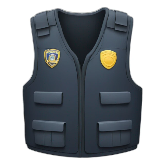 police vest sticker