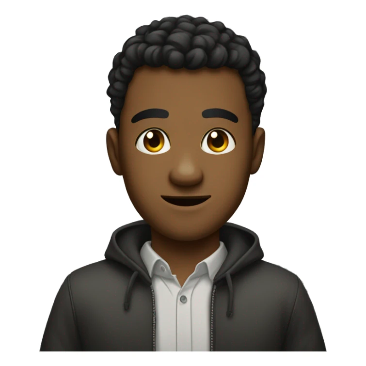 portrait of a young man giving thumbs down sticker