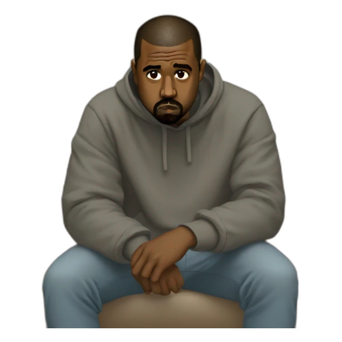 Sad Kanye west sticker
