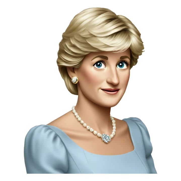 Lady Diana take a photo  sticker