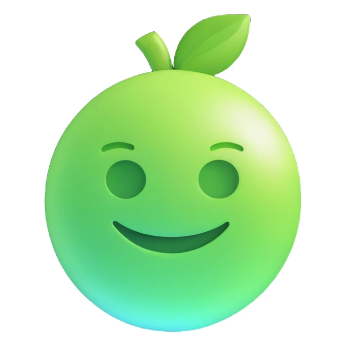 Shopify logo glowing with soft white light in 3D emoji style sticker