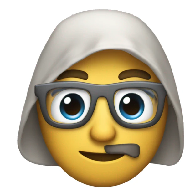 haker persona con capucha en una latop  sticker