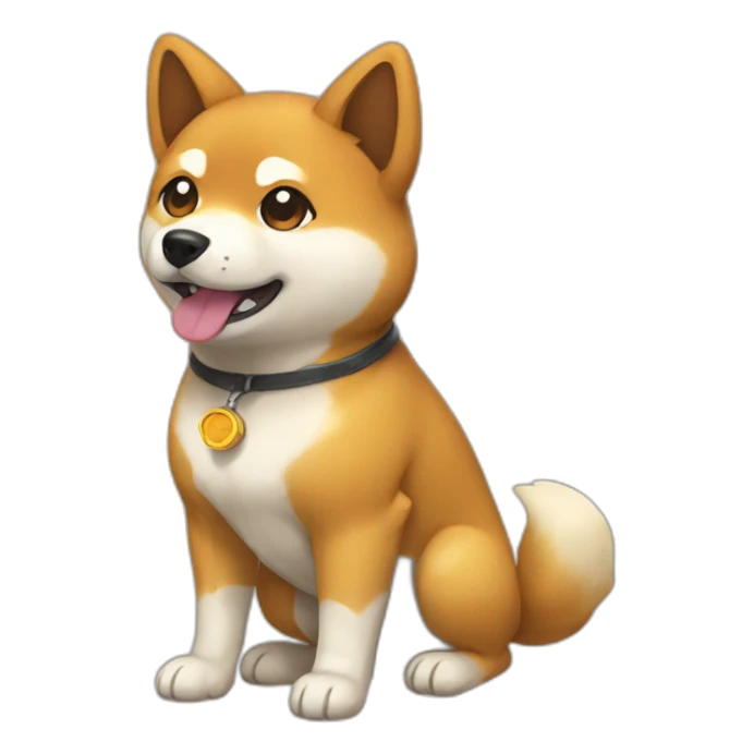 shiba pokemon sticker