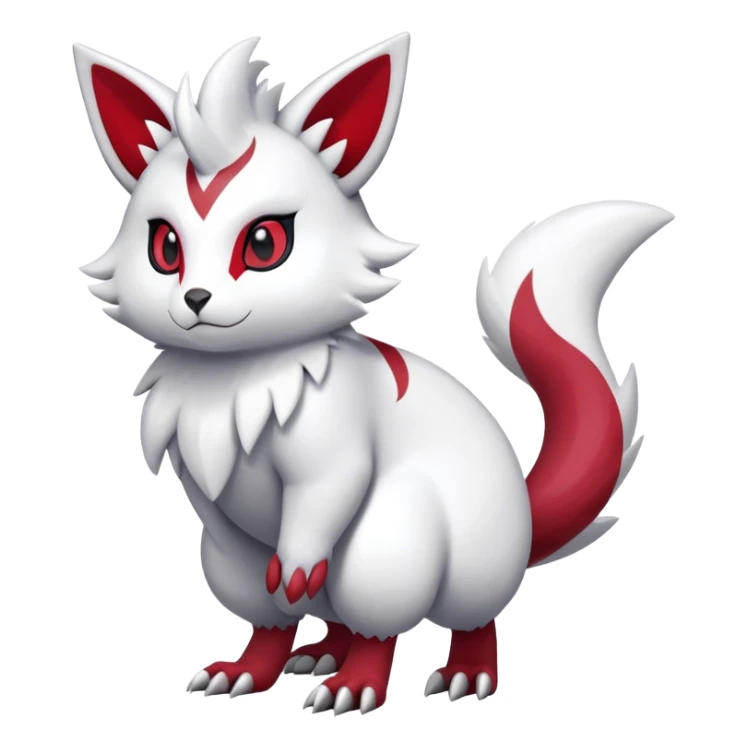 Shiny Furret-Absol-Zangoose-Hybrid (Full body) sticker