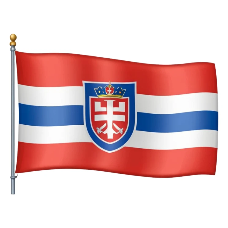 Flag emoji of the Slovak state 1939-1945 sticker