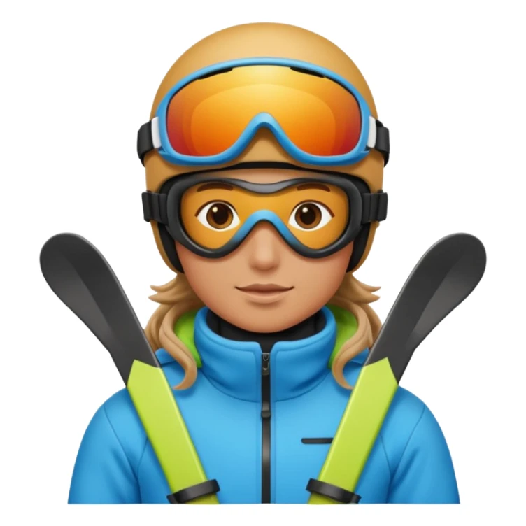 A person is skiing on the snow
person sticker