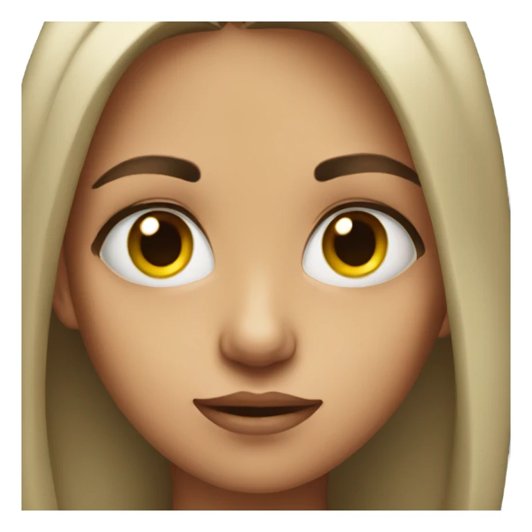 Girl giving a side eye sticker