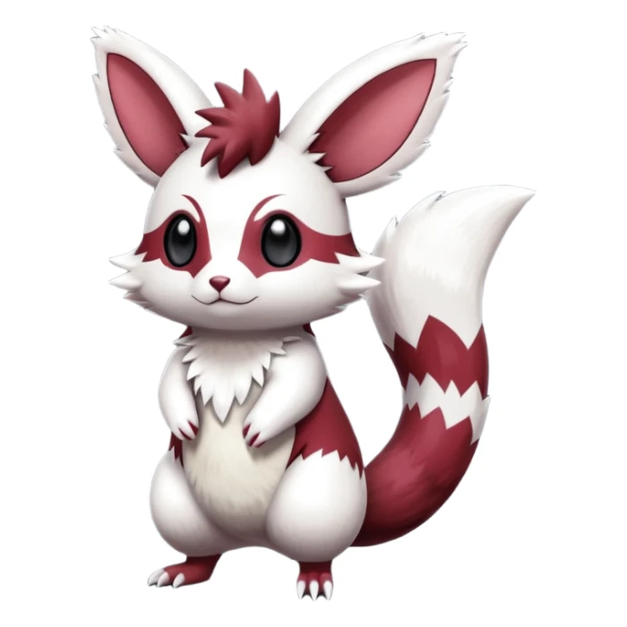 Shiny Furret-Minccino-Zangoose-Hybrid (Full body) sticker