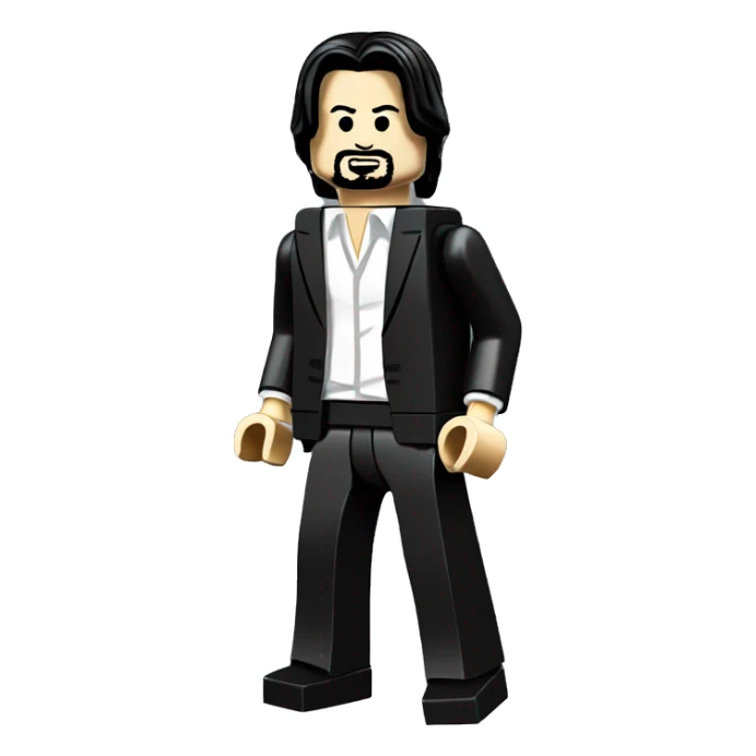 KEANU REEVES lego full body sticker