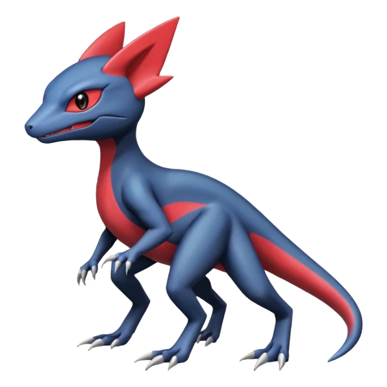 Heliolisk-Sneasel-Salandit-Cyclizar-Genesect-Pokémon, full body sticker