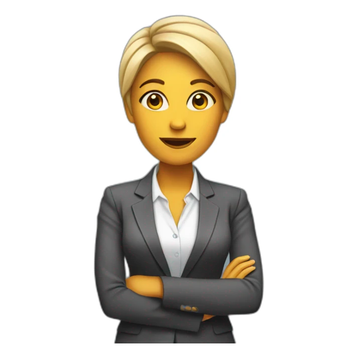business coach woman sticker
