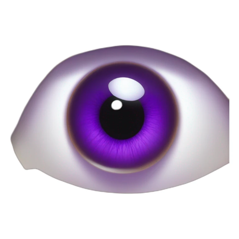 majestic godly violet iris eyeball serious intense symmetrical knowledgable sticker
