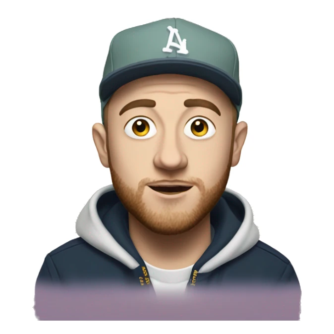 mac miller en good news sticker