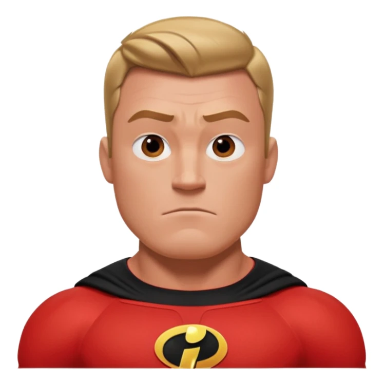 Mr. Incredible from The Incredibles Movie sticker