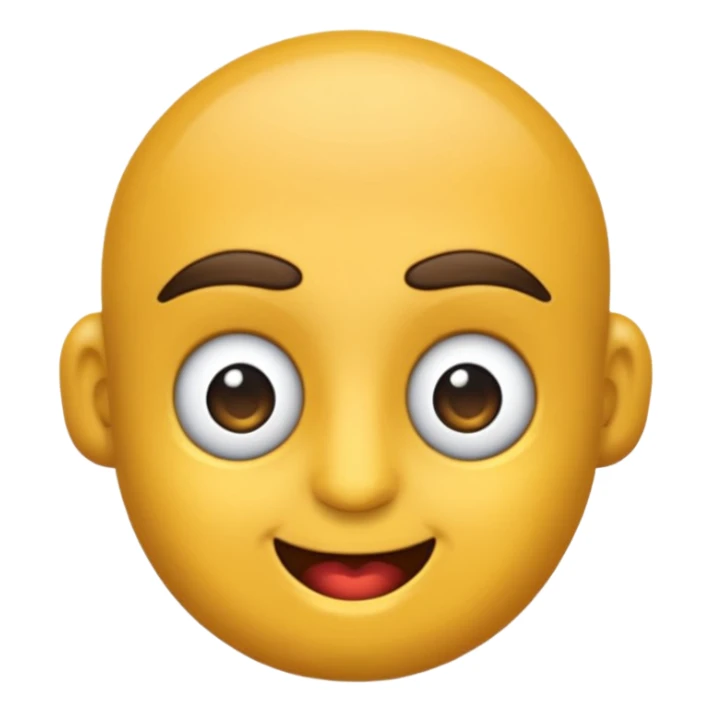emoji cu un pupic albastru  sticker