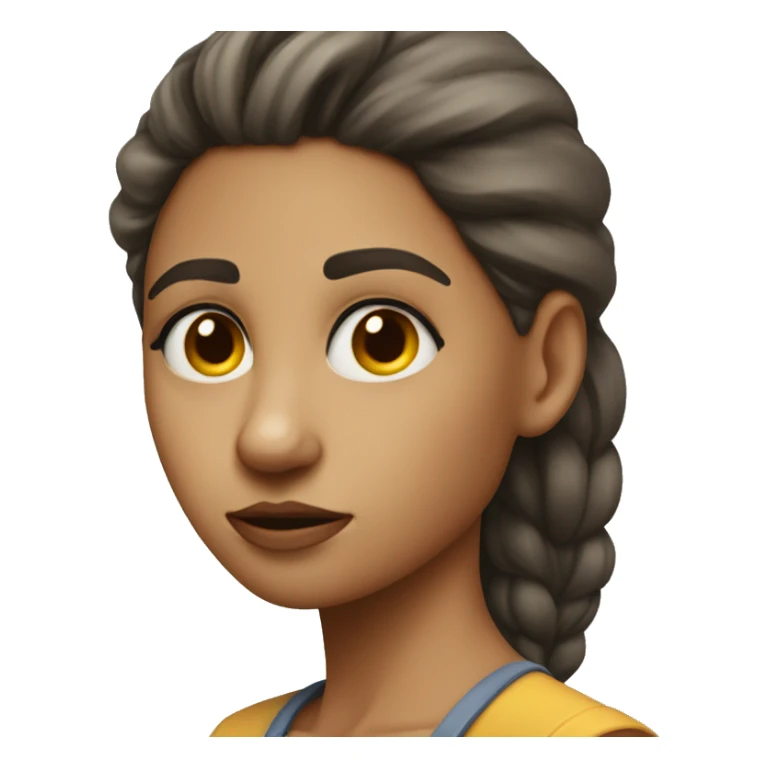 girl doing a judgy side eye  sticker