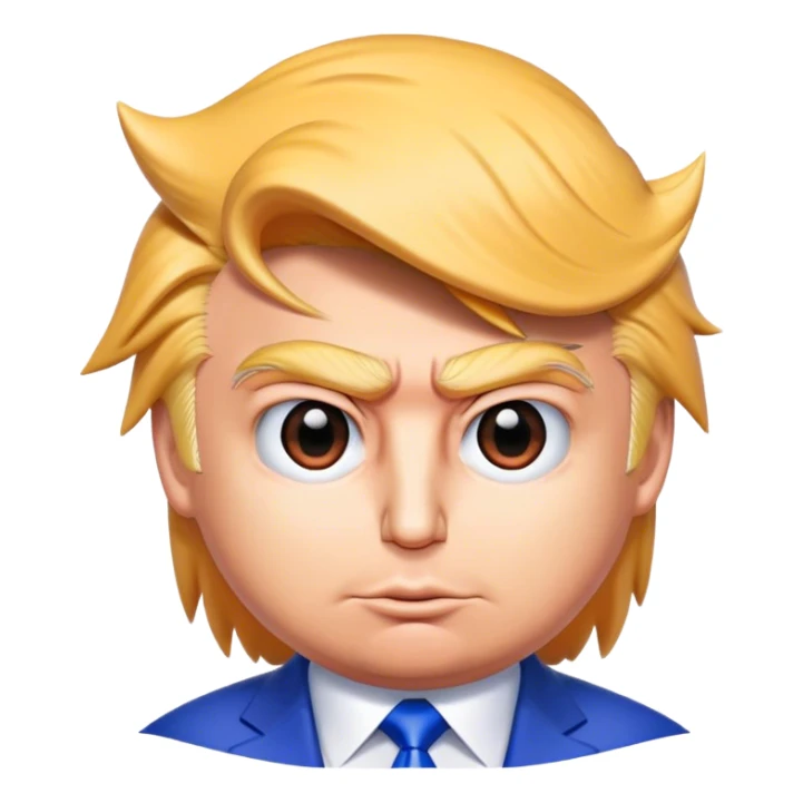 Donald trump as sonic sticker