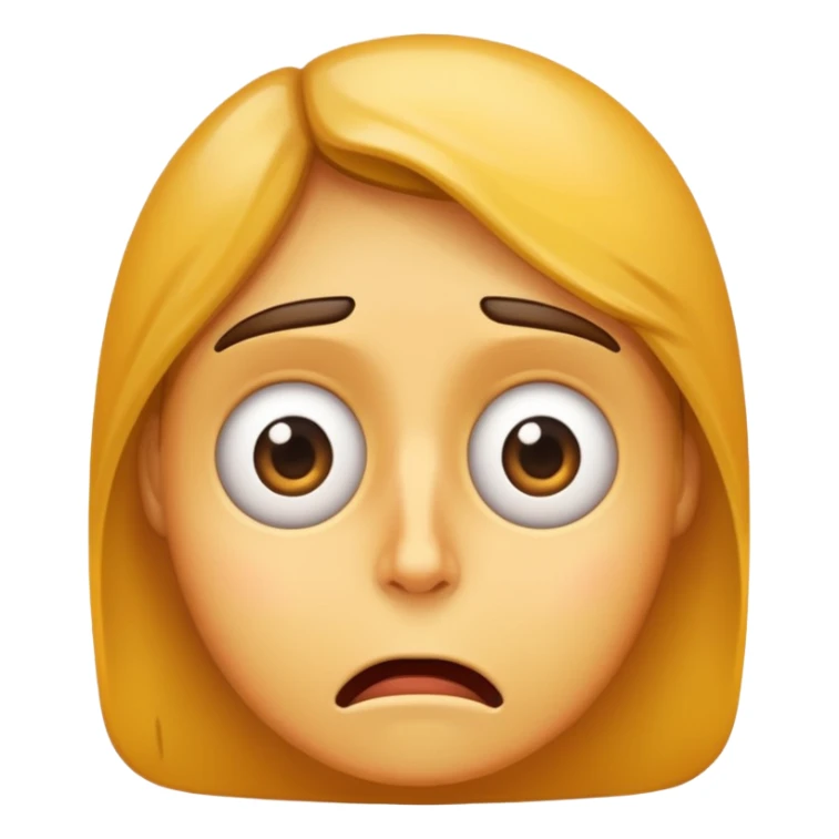 doomscrolling emoji, a face staring anxiously at a smartphone, eyes wide, tired expression sticker