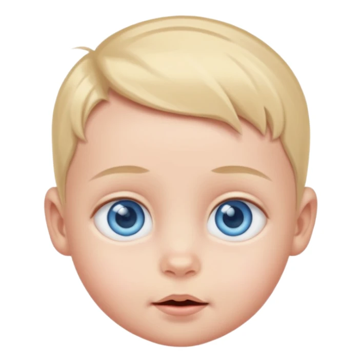baby blue eyes sticker