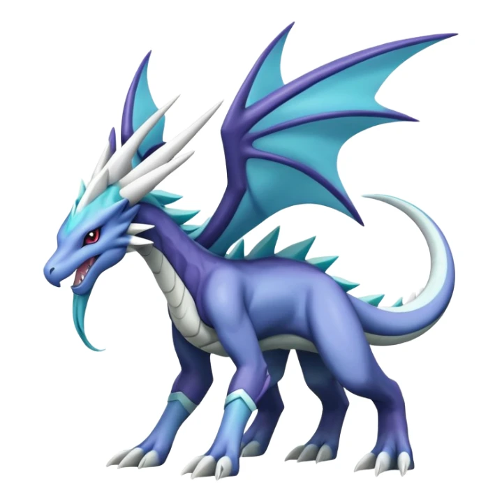  cool edgy colorful Suicune-Dialga-Reptile full body sticker