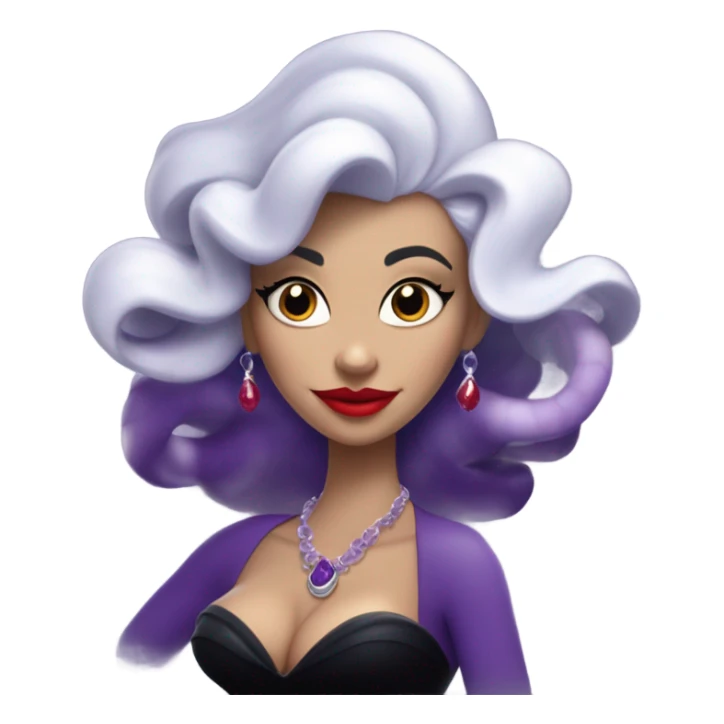 Ursula vilans of the Disney sticker
