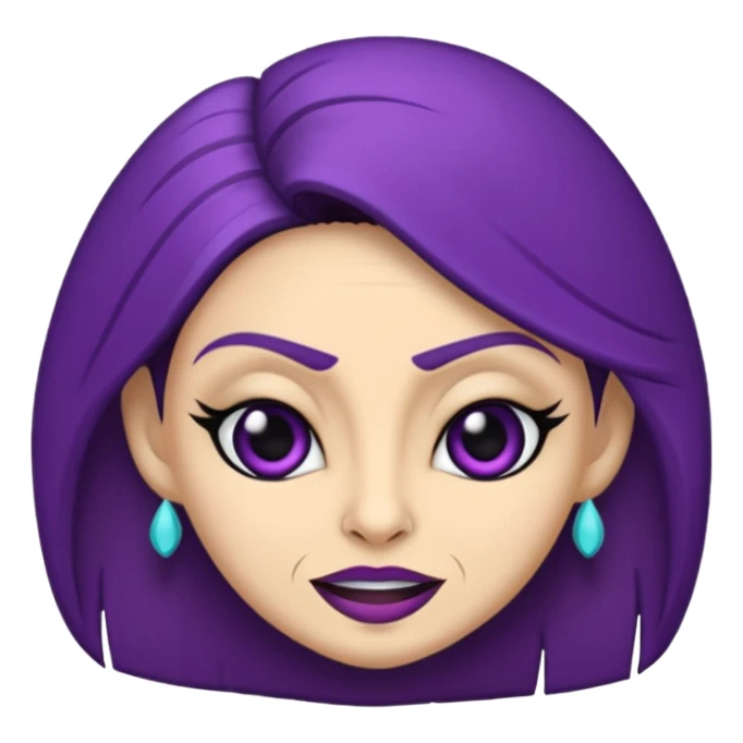 crea un emoji de Yzma de las locuras del emperador sticker