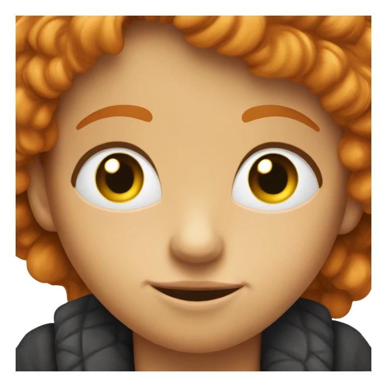 Ginger guy kissing brunette girl sticker