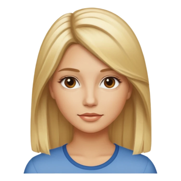 Tipos de rubio en mujer  con californianas  sticker