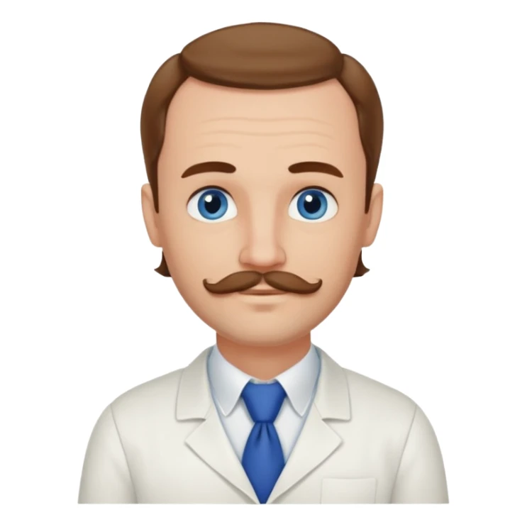 French writer Corneille, brown mi-long wavy hair, baldness on the forehead, moustache, goatee, dressed with a collar,blue eyes, one hand on his heart  sticker